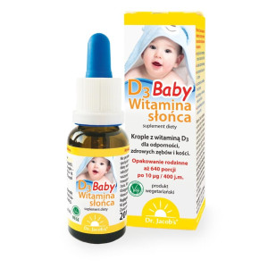 Dr. Jacob's Witamina D3 Baby w kroplach dla dzieci - 20 ml