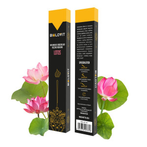 Bilovit Naturalne kadzidełka zapachowe Lotos - 40 g