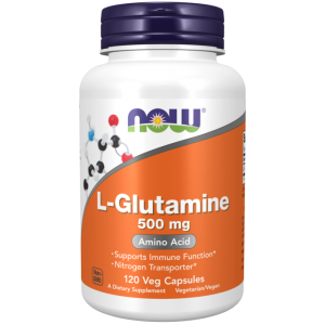 Now Foods L-Glutamina 500 mg - 120 kapsułek