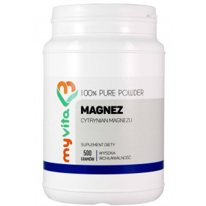 MyVita Cytrynian magnezu w proszku - 500 g
