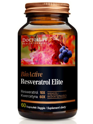 Doctor Life Resveratrol Elite - 60 kapsułek