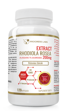 Progress Labs Różeniec Górski 200 mg - 120 kapsułek