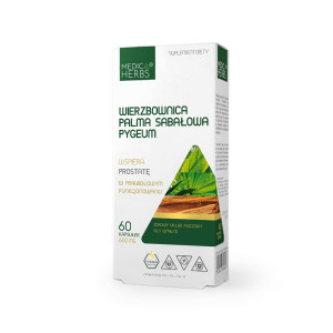 Medica Herbs Wierzbownica Palma sabałowa Pygeum - 60 kapsułek