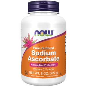 Now Foods Witamina C (askorbinian sodu) w proszku - 227 g