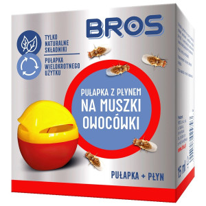 Bros Pułapka z płynem na muszki owocówki