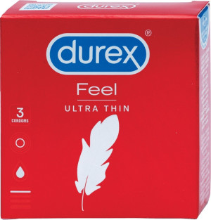 Durex Prezerwatywy Feel Ultra Thin - 3 sztuki
