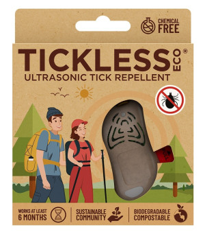 Tickless Eco Human Ultradźwiękowa ochrona przed kleszczami - Brązowy