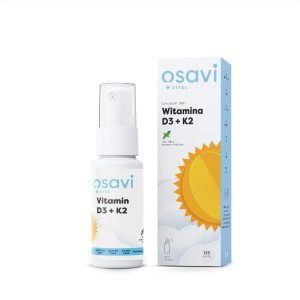 Osavi Witamina D3 + K2, spray doustny, miętowy - 25 ml
