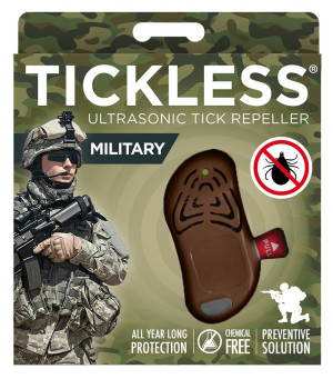 Tickless Military Ultradźwiękowa ochrona przed kleszczami - Brązowy