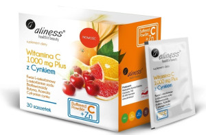 Aliness Witamina C 1000 mg Plus z Cynkiem - 30 saszetek