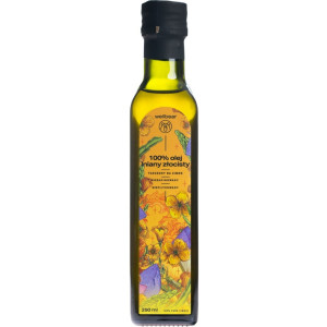 Wellbear Olej lniany złocisty zimnotłoczony - 250 ml