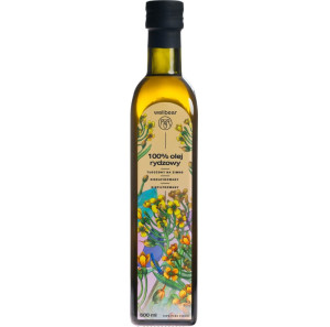 Wellbear Olej rydzowy z lnianki zimnotłoczony - 500 ml