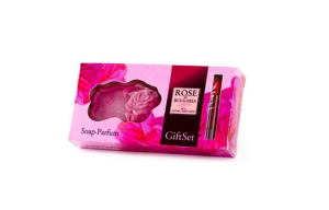Rose of Bulgaria Zestaw prezentowy mydełko + perfumy