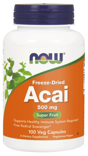 Now Foods Acai 500 mg - 100 kapsułek