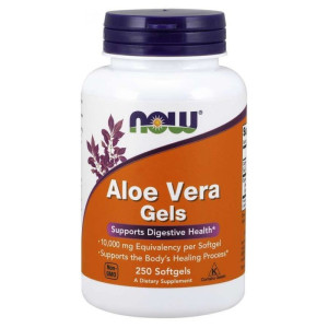 Now Foods Aloes (Aloe Vera) 10 000 mg - 250 kapsułek
