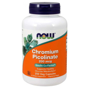 Now Foods Chrom (pikolinian chromu) - 250 kapsułek