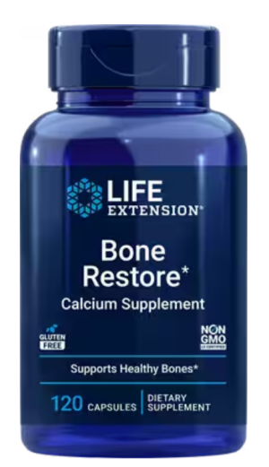 Life Extension Bone Restore Calcium Supplement - 120 kapsułek