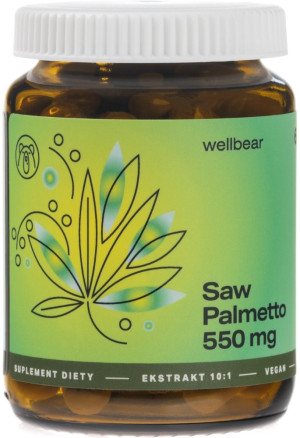 Wellbear Saw Palmetto 550 mg - 60 kapsułek