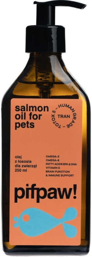 Pifpaw Olej z łososia dla zwierząt Human Grade - 250 ml