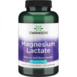 Swanson Mleczan magnezu 84 mg - 120 kapsułek