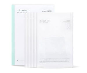 Mixsoon Maski łagodzące z Wąkrotką Centella Mask Pack - 5 sztuk