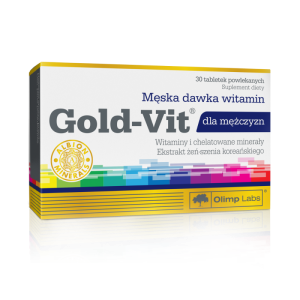 Olimp Gold-Vit dla mężczyzn (Witaminy i chelatowane minerały) - 30 tabletek
