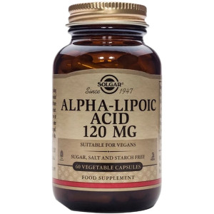 Solgar Kwas Alfa Liponowy 120 mg - 60 kapsułek