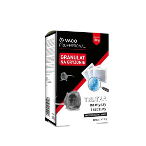 Vaco Granulat na myszy i szczury w saszetkach - 10 x 15 g