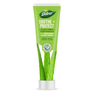 Dabur Pasta do zębów z aloesem bez fluoru Aloe Vera - 100 ml