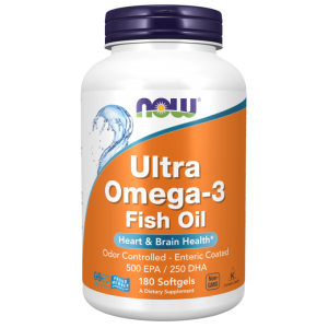 Now Foods Ultra Omega-3 500 EPA / 250 DHA - 180 kapsułek