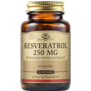 Solgar Resveratrol 250 mg - 30 kapsułek