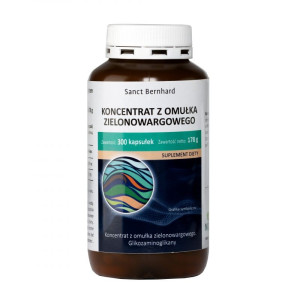 Sanct Bernhard Omułek Zielonowargowy koncentrat 500 mg - 300 kapsułek