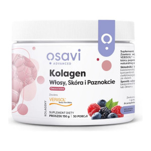 Osavi Kolagen Włosy, Skóra i Paznokcie, owoce leśne - 150 g