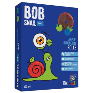 Bob Snail Przekąska jabłko-borówka bez cukru - 100 g