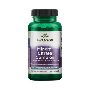 Swanson Mineral Citrate Complex (Kompleks Cytrynianów) - 60 kapsułek