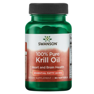 Swanson Olej z kryla antakrytycznego (Krill Oil) 500 mg - 60 kapsułek
