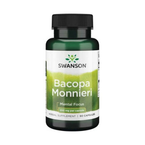 Swanson Bacopa Monnieri ekstrakt standaryzowany 250 mg - 90 kapsułek