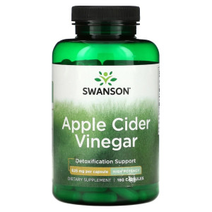 Swanson Apple Cider Vinegar (Ocet Jabłkowy) 625mg - 180 kapsułek