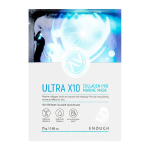 Enough Maski z kolagenem Ultra X10 Collagen Pro Marine - 10 sztuk