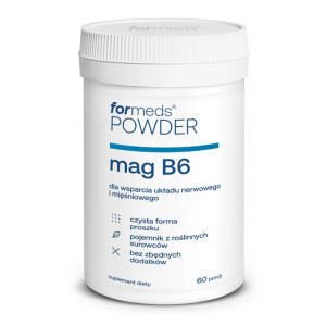 Formeds Powder Mag B6 (magnez i witamina B6 w proszku) - 55,8 g