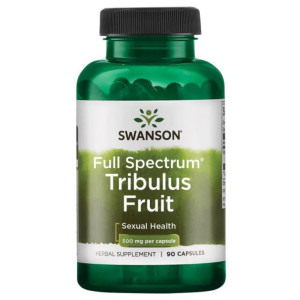Swanson Full Spectrum Tribulus Fruit (Buzdyganek naziemny) 500 mg - 90 kapsułek