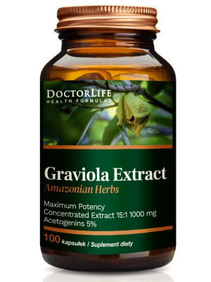 Doctor Life Graviola Extract 500 mg - 100 kapsułek