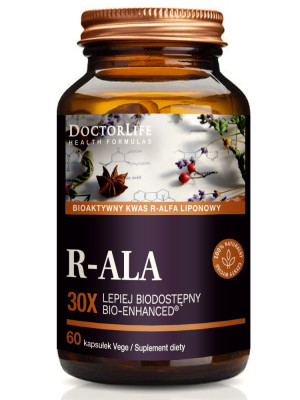 Doctor Life Kwas R-ALA (Bio-Enhanced) - 60 kapsułek
