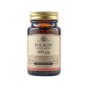 Solgar Foliany 400 mcg (Kwas Foliowy) - 100 tabletek