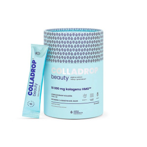 Aura Herbals Colladrop Beauty, kolagen HMG, ananasowy 10000 mg - 30 saszetek