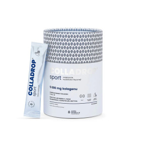 Aura Herbals Colladrop Sport, kolagen morski 5000 mg - 30 saszetek