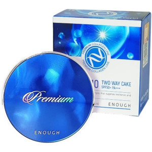 Enough Puder matujący z SPF50+ Ultra X10 Two Way Cake odcień 13