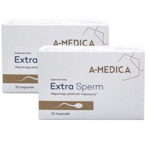 A-Medica Extra Sperm zestaw 2 x 30 kapsułek