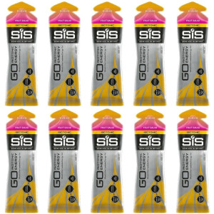 SIS GO Isotonic Energy Izotoniczny żel energetyczny, sałatka owocowa - 10 sztuk