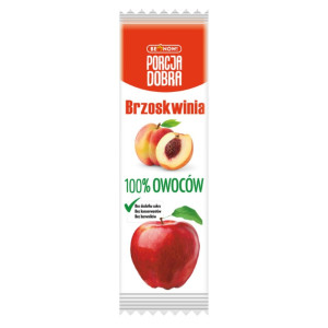 Porcja Dobra Przekąska jabłkowo-brzoskwiniowa 16 g